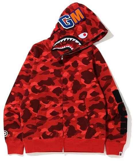 red bape hoodie stockx.